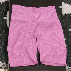 High-Waist Women's Pink Active Shorts